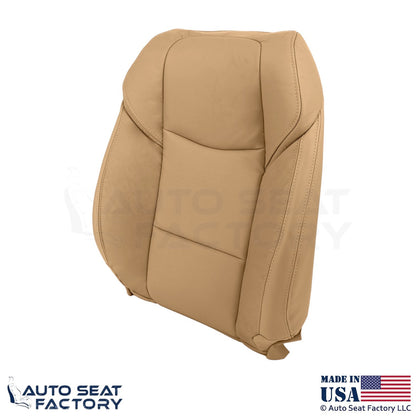 2013-2014 Fits Cadillac ATS Leather Perf Front Replacement Seat Covers Caramel - OEM-Style Replacement Seat Cover