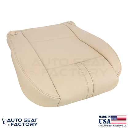 2003-2010 Fits BMW X3 Leatherette Front Passenger Bottom Seat Cover Sand Beige - OEM-Style Replacement Seat Cover