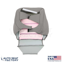 1999-2001 Fits Lincoln Town Car Genuine Leather Driver Top Cover Light Graphite - OEM-Style Replacement Seat Cover