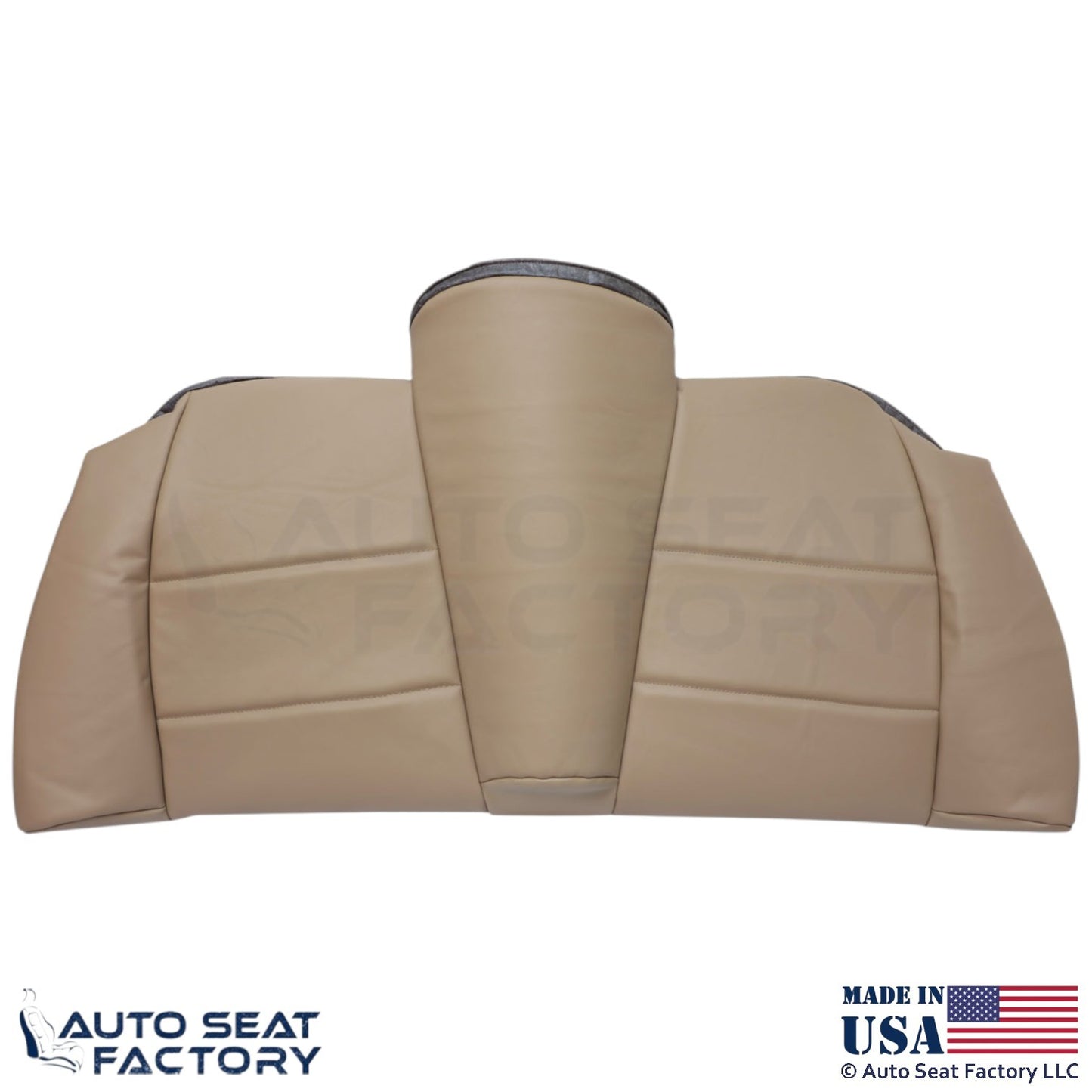 1998-2000 For BMW 323i Convertible Genuine Leather Rear Bench Bottom Cover Sand - OEM-Style Replacement Seat Cover