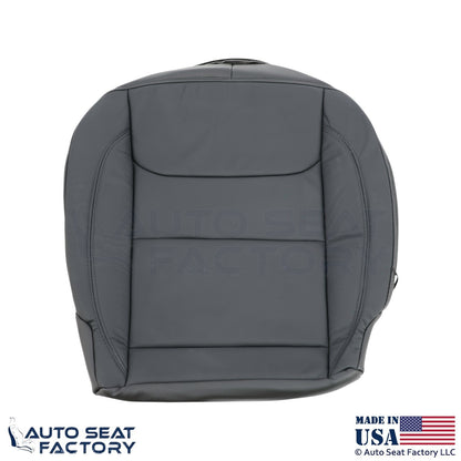 2020 For Dodge Ram 1500 Quad Cab Genuine Leather Driver Bottom Seat Covers Black - OEM-Style Replacement Seat Cover