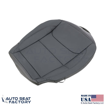 2020 Fits Dodge Ram 1500 Quad Cab Genuine Leather Front Replacement Covers Black - OEM-Style Replacement Seat Cover