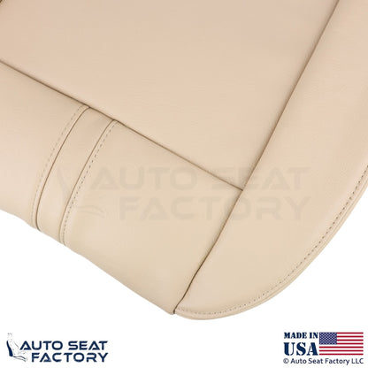2003-2010 Fits BMW X3 Leatherette Front Driver Bottom Seat Cover Sand Beige - OEM-Style Replacement Seat Cover