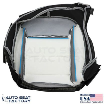 2010-2013 Fits Mercedes Benz R-Class Genuine Leather Front Bottom Covers Black - OEM-Style Replacement Seat Cover