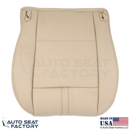2003-2010 Fits BMW X3 Leatherette Front Passenger Bottom Seat Cover Sand Beige - OEM-Style Replacement Seat Cover