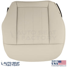 2014-2016 Fits Mercedes Benz E550 Genuine Leather Perf. Driver Bottom Cover Silk - OEM-Style Replacement Seat Cover