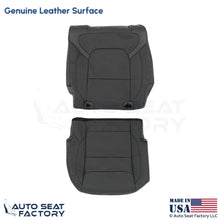 2020 For Dodge Ram 1500 Genuine Leather Rear Bench Passenger Side Top Cover BLK - OEM-Style Replacement Seat Cover