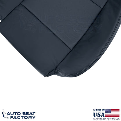 2013-2019 Fits Cadillac ATS Leather Perf Front Passenger Bottom Seat Cover Black - OEM-Style Replacement Seat Cover