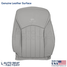 2008-2010 Fits Infiniti EX35 Genuine Leather Front Driver Top Seat Cover Stone - OEM-Style Replacement Seat Cover