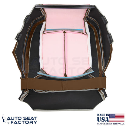 2014-2016 Fits Buick LaCrosse Genuine Leather Passenger Bottom Cover Choccachino - OEM-Style Replacement Seat Cover