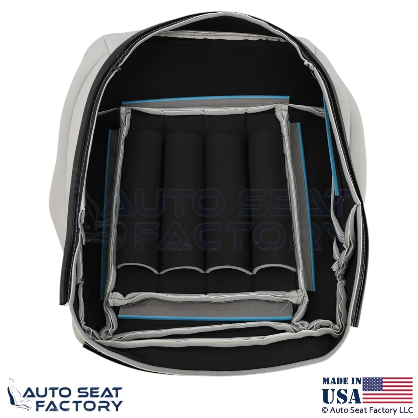 2010-2013 Fits Mercedes Benz E550 E350 Genuine Leather Perf. Bottom Covers Ash - OEM-Style Replacement Seat Cover