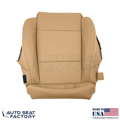 2013-2014 Fits Cadillac ATS Leather Perf Front Replacement Seat Covers Caramel - OEM-Style Replacement Seat Cover
