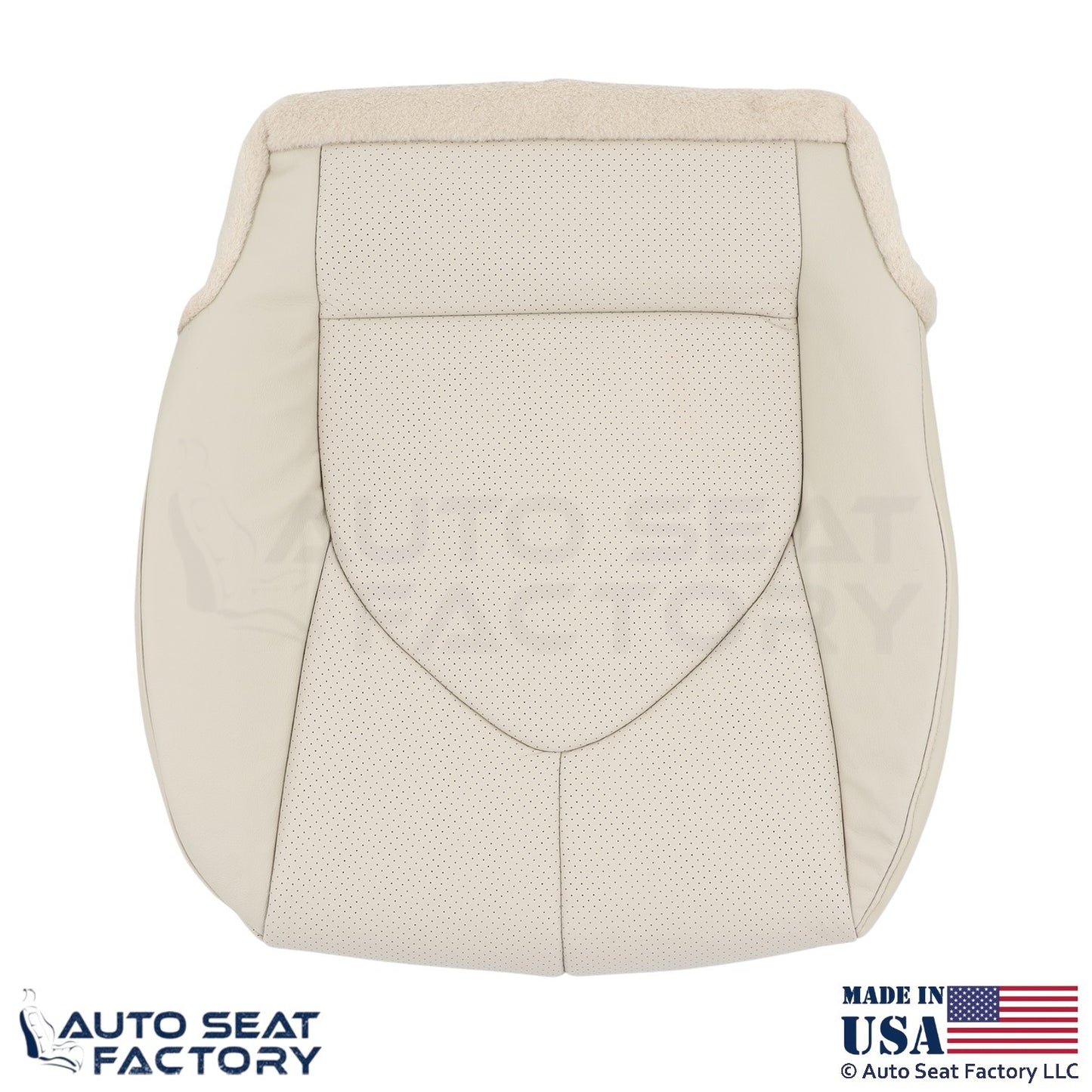 2020-2023 Fits Toyota Highlander Genuine Leather Bottom Covers Harvest Beige - OEM-Style Replacement Seat Cover