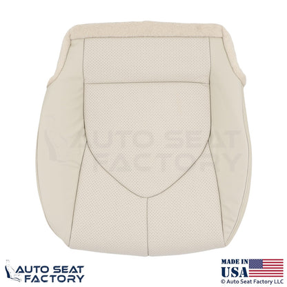 2020-2023 Fits Toyota Highlander Genuine Leather Bottom Covers Harvest Beige - OEM-Style Replacement Seat Cover
