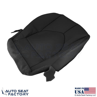 2020-2024 Fits Toyota Highlander Genuine Leather Front Driver Bottom Cover Black - OEM-Style Replacement Seat Cover