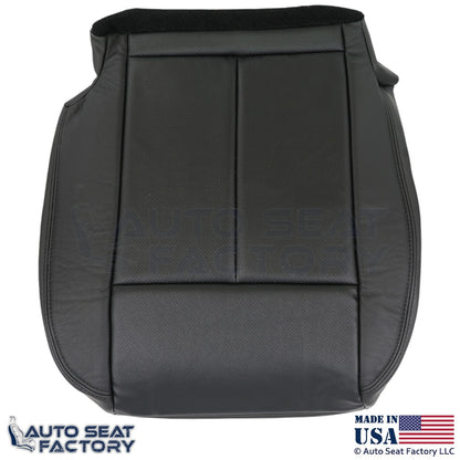 2013-2018 For Nissan Altima Sedan Genuine Leather Bottom Seat Covers Charcoal - OEM-Style Replacement Seat Cover