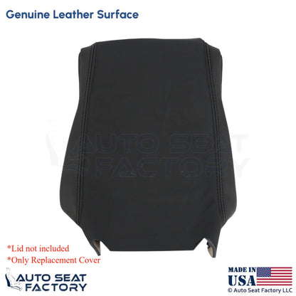 2020 Fits Dodge Ram 1500 Quad Cab Genuine Leather Front Center Console Cover BLK - OEM-Style Replacement Seat Cover