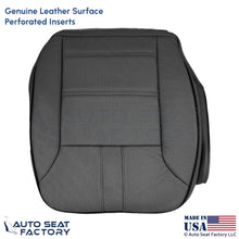 2010-2013 Fits Mercedes Benz R-Class Genuine Leather Driver Bottom Cover Black - OEM-Style Replacement Seat Cover