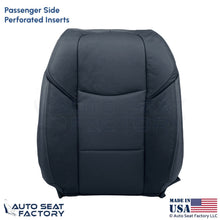 2013-2019 Fits Cadillac ATS Leather Perf Front Passenger Top Seat Covers Black - OEM-Style Replacement Seat Cover