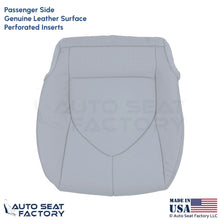 2020-2024 Fits Toyota Highlander Genuine Leather Passenger Bottom Cover Graphite - OEM-Style Replacement Seat Cover