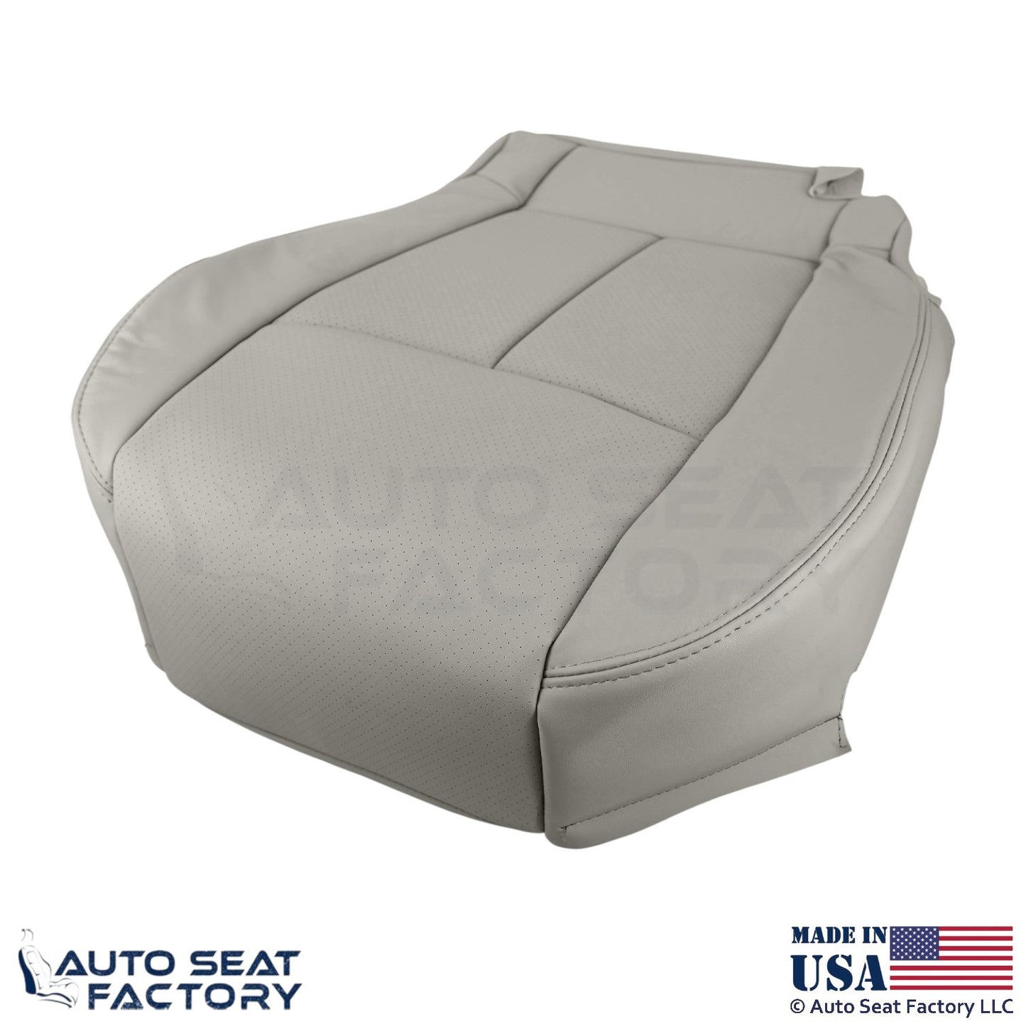 2011-2013 For Infiniti M37 M56 Genuine Leather Front Bottom Seat Covers Stone - OEM-Style Replacement Seat Cover