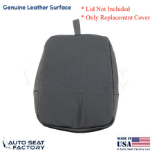 2020 For Dodge Ram 1500 Quad Cab Genuine Leather Rear Center Console Cover Black - OEM-Style Replacement Seat Cover