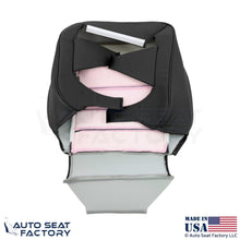 1999-2001 For Lincoln Town Car Genuine Leather Passenger Top Cover Deep Charcoal - OEM-Style Replacement Seat Cover