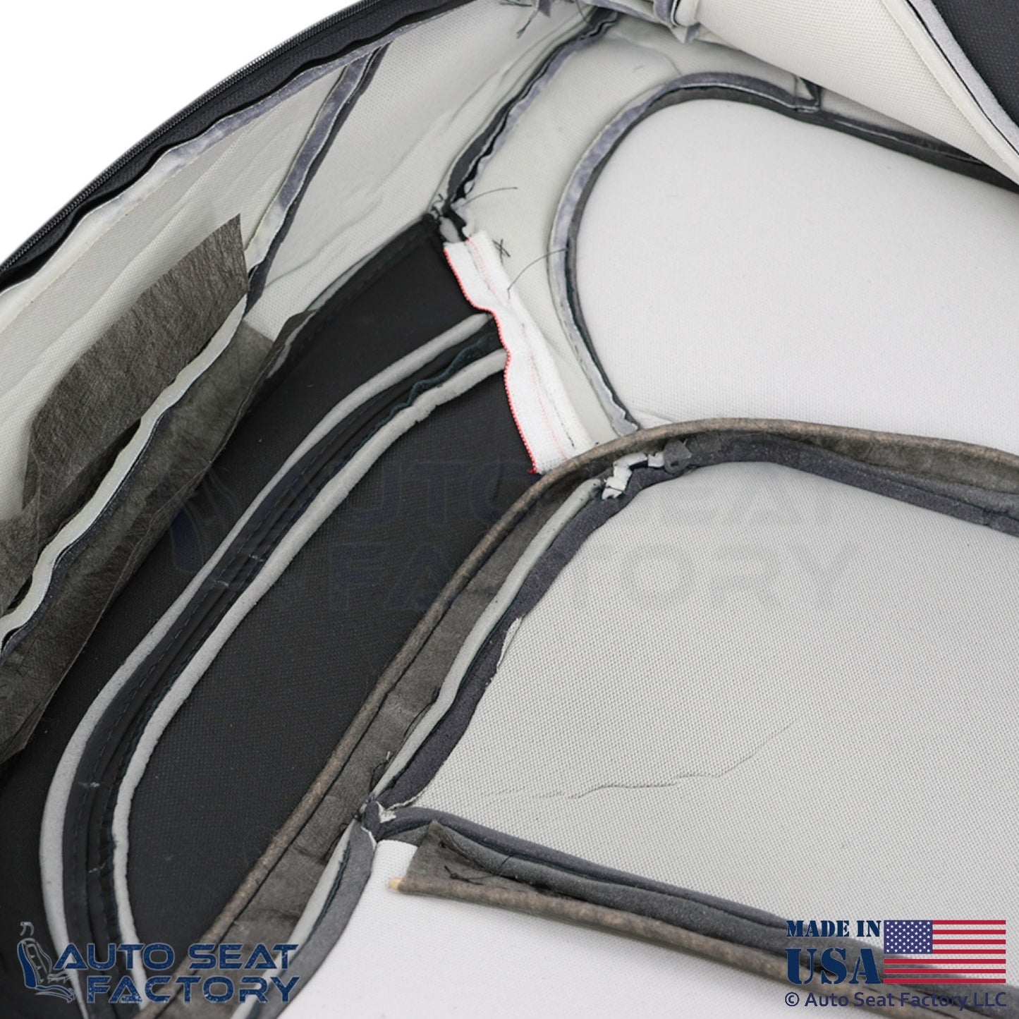 2020 Fits Dodge Ram 1500 Quad Cab Genuine Leather Front Replacement Covers Black - OEM-Style Replacement Seat Cover