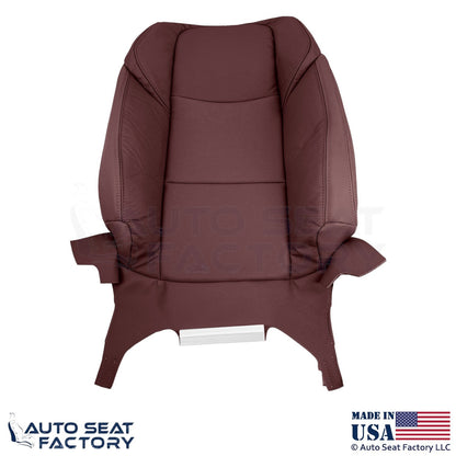 2013-2019 Fits Cadillac ATS Leatherette Front Passenger Top Cover Morello Red9 - OEM-Style Replacement Seat Cover
