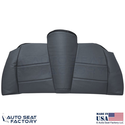1998-2000 For BMW 323i Convertible Genuine Leather Rear Bench Bottom Cover Black - OEM-Style Replacement Seat Cover