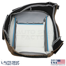 2010-2013 Fits Mercedes Benz R-Class Genuine Leather Driver Bottom Cover Tan - OEM-Style Replacement Seat Cover