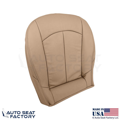 2009 Fits Mercedes Benz CLK350 Genuine Leather Front Bottom Seat Covers Beige - OEM-Style Replacement Seat Cover