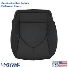 2020-2024 Fits Toyota Highlander Genuine Leather Front Driver Bottom Cover Black - OEM-Style Replacement Seat Cover