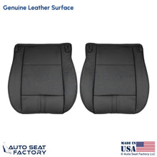 2003-2010 Fits BMW X3 Genuine Leather Front Bottom Replacement Seat Covers Black - OEM-Style Replacement Seat Cover