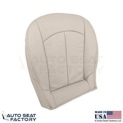 2009 Fits Mercedes Benz CLK350 Genuine Leather Front Bottom Seat Covers Stone - OEM-Style Replacement Seat Cover