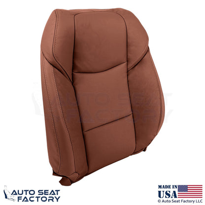 2015-2019 Fits Cadillac ATS Leather Front Top Replacement Seat Covers Brown - OEM-Style Replacement Seat Cover
