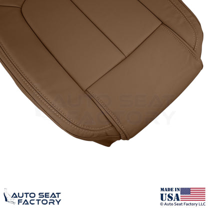 2014-2016 Fits Buick LaCrosse Genuine Leather Front Bottom Covers Choccachino - OEM-Style Replacement Seat Cover