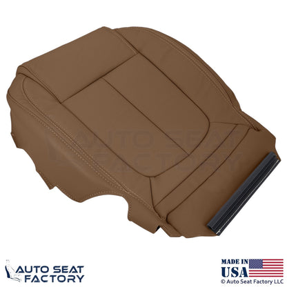 2014-2016 Fits Buick LaCrosse Genuine Leather Passenger Bottom Cover Choccachino - OEM-Style Replacement Seat Cover