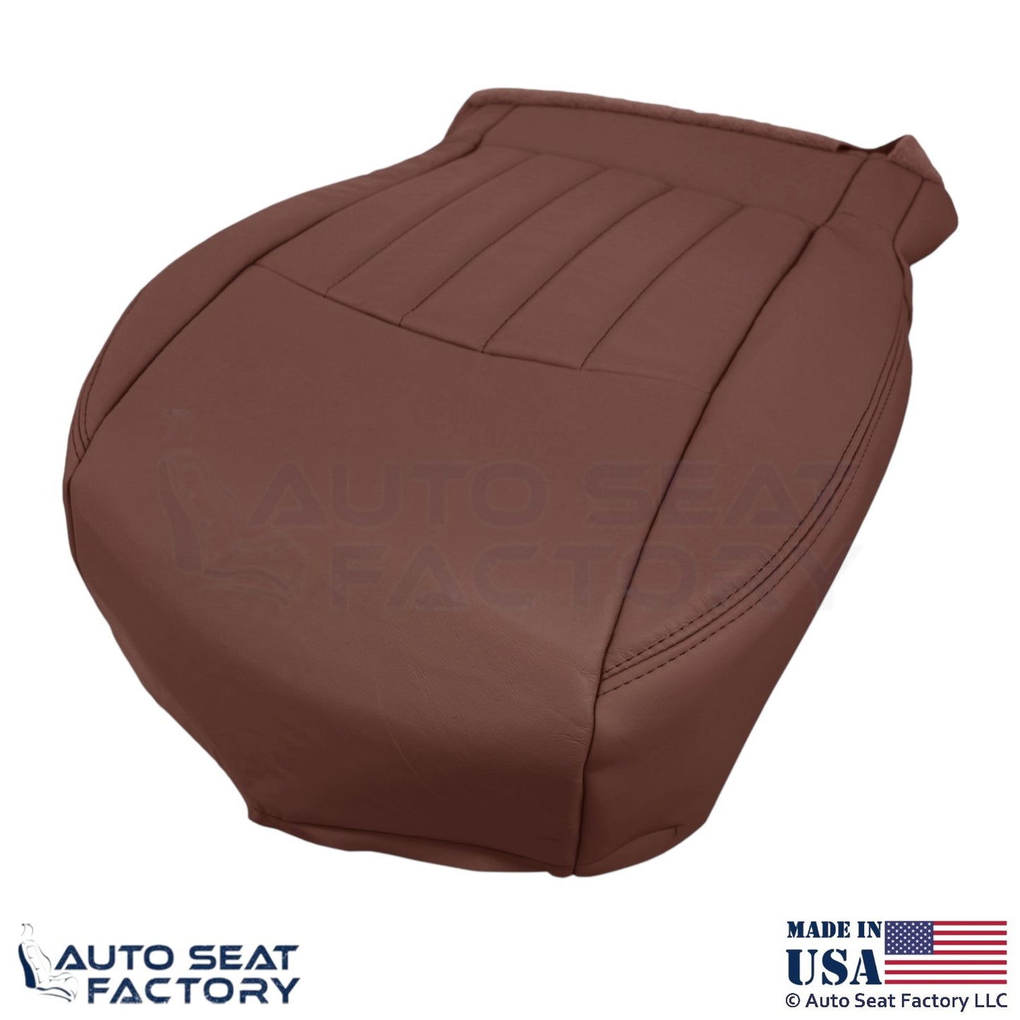 2008-2012 Fits Infiniti EX35 Genuine Leather Front Replacement Covers Chestnut - OEM-Style Replacement Seat Cover