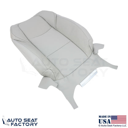 2015-2019 Fits Cadillac ATS Leatherette Front Driver Top Cover Light Neutral - OEM-Style Replacement Seat Cover