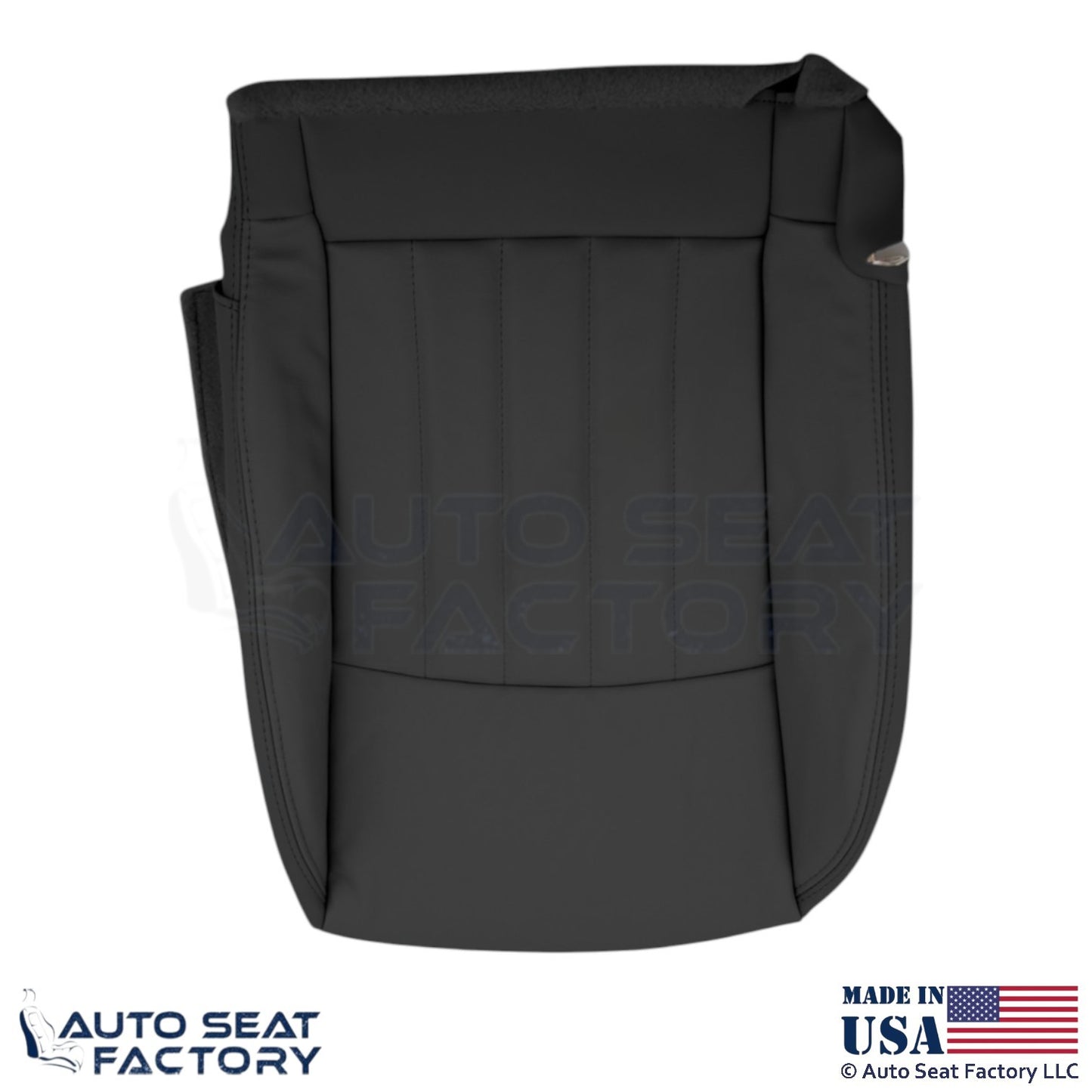 2008-2012 Fits Infiniti EX35 Genuine Leather Front Replacement Covers Graphite - OEM-Style Replacement Seat Cover