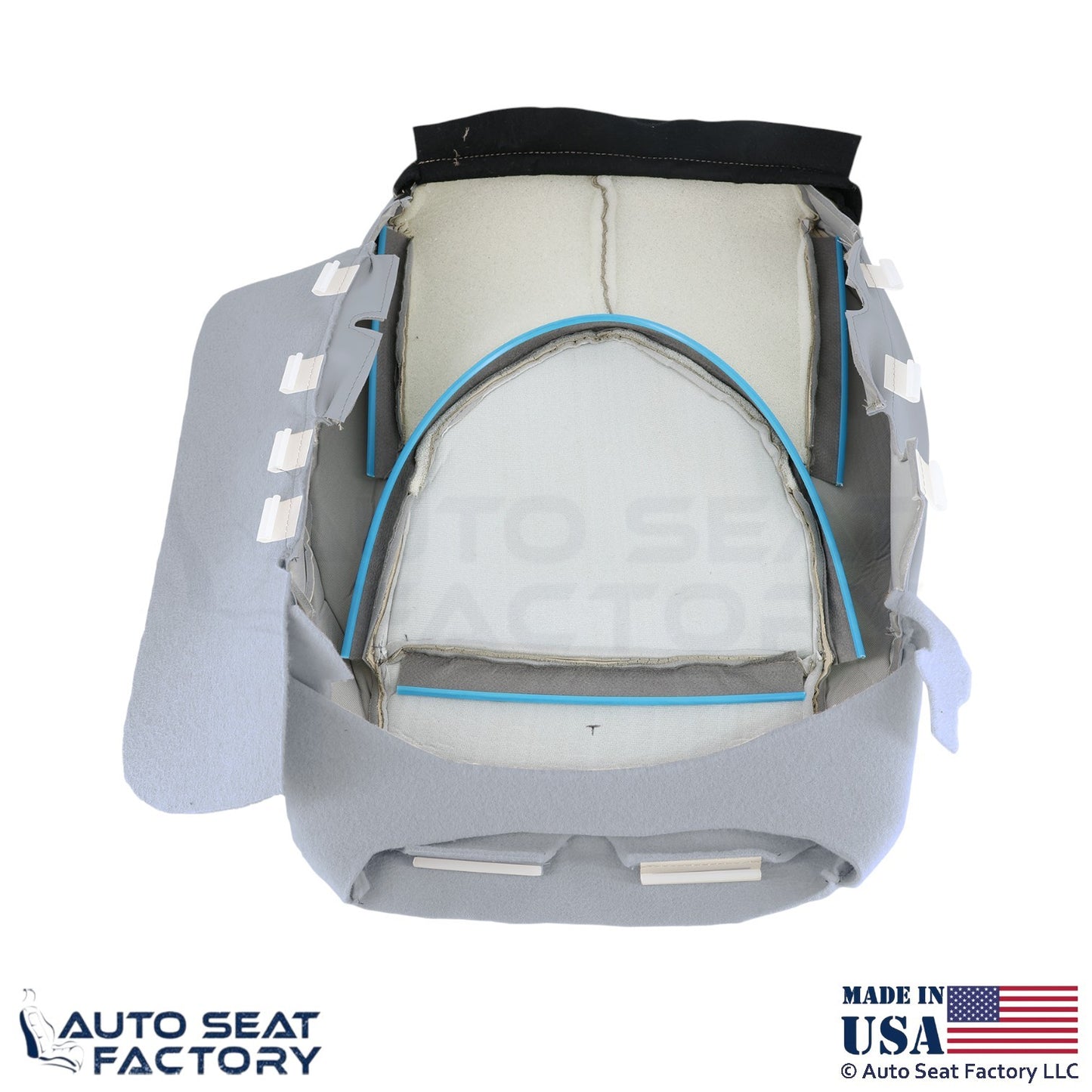 2020-2024 Fits Toyota Highlander Genuine Leather Passenger Bottom Cover Graphite - OEM-Style Replacement Seat Cover