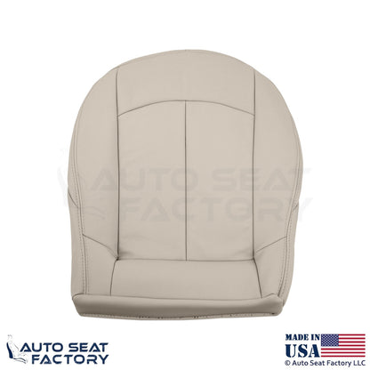 2009 Fits Mercedes Benz CLK350 Genuine Leather Front Bottom Seat Covers Stone - OEM-Style Replacement Seat Cover