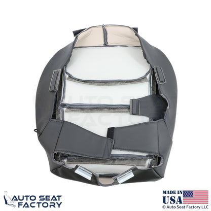 2020 Fits Dodge Ram 1500 Quad Cab Genuine Leather Front Replacement Covers Black - OEM-Style Replacement Seat Cover