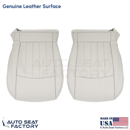 2008-2012 Fits Infiniti EX35 Genuine Leather Front Bottom Seat Covers Wheat - OEM-Style Replacement Seat Cover