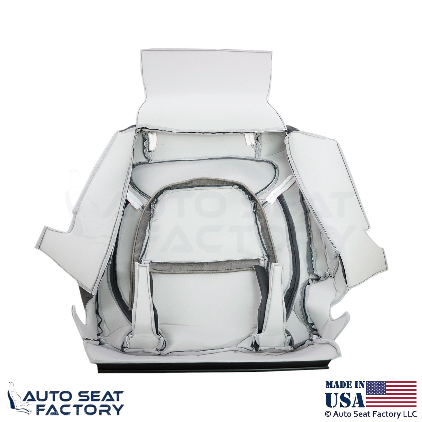 2020 For Dodge Ram 1500 Genuine Leather Rear Bench Replacement Top Covers Black - OEM-Style Replacement Seat Cover