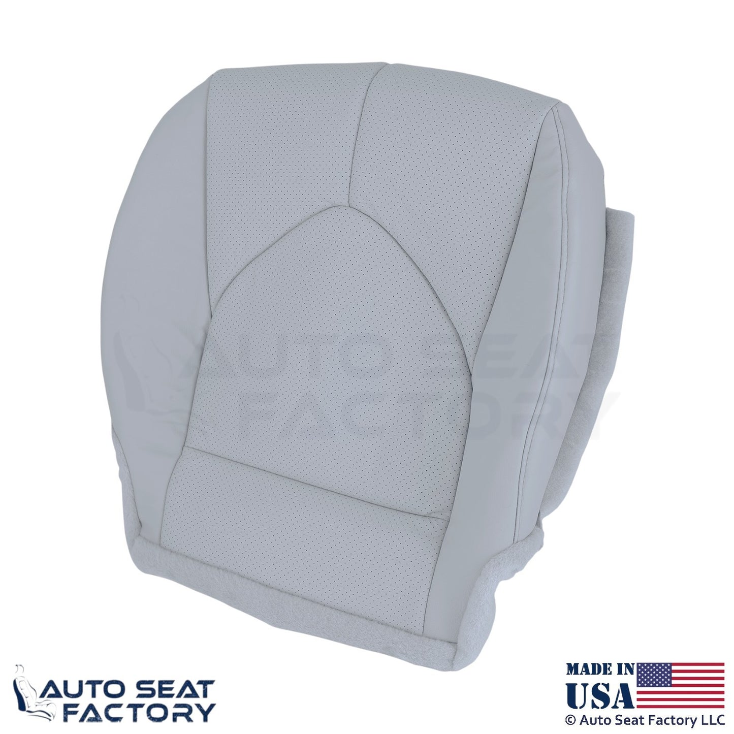 2020-2024 Fits Toyota Highlander Genuine Leather Front Bottom Covers Graphite - OEM-Style Replacement Seat Cover