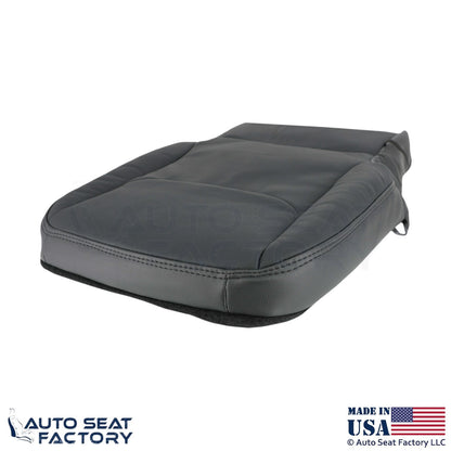 2020 Fits Dodge Ram 1500 Quad Cab Genuine Leather Front Jump Seat Covers Black - OEM-Style Replacement Seat Cover