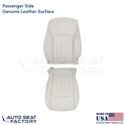 2008-2012 Fits Infiniti EX35 Genuine Leather Front Passenger Seat Covers Wheat - OEM-Style Replacement Seat Cover
