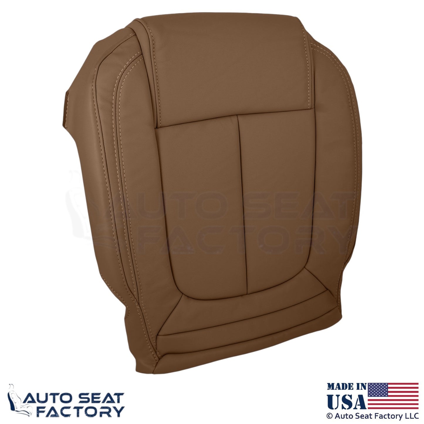 2014-2016 Fits Buick LaCrosse Genuine Leather Front Bottom Covers Choccachino - OEM-Style Replacement Seat Cover